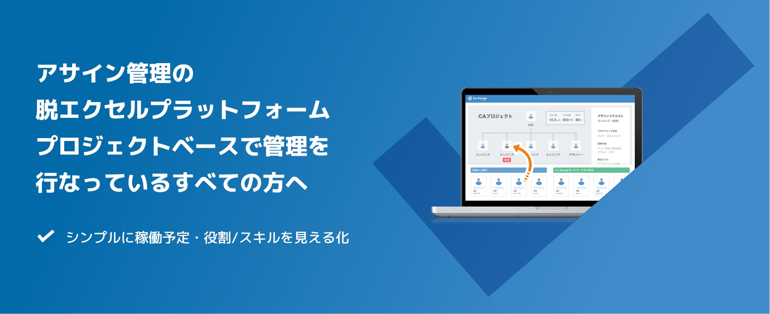 Co-Assignの問い合わせ、資料請求はこちらから！